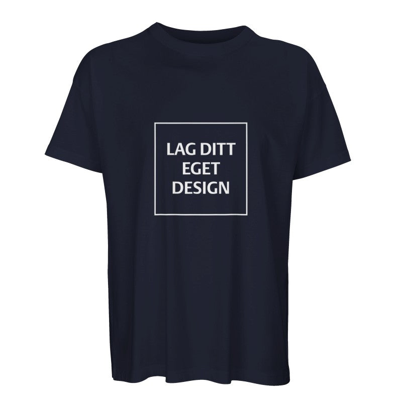Organic Oversized Men's T-shirt | Design Your Own Custom Print Tee