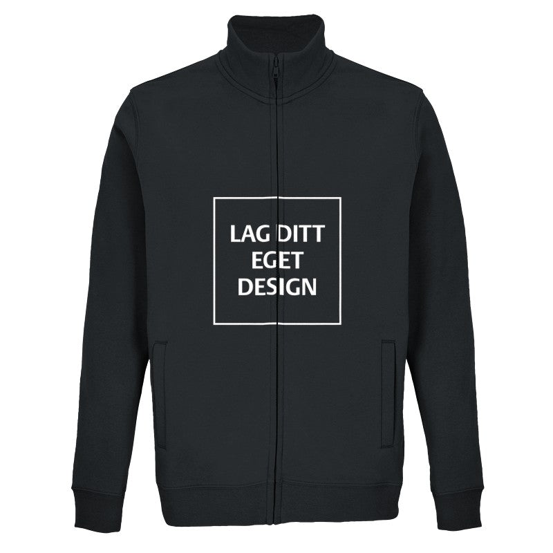 Custom Full-Zip Sweatshirt with Print | Design Your Own Personalized Zip-Up