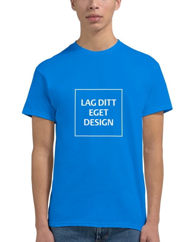Custom Heavyweight Unisex Crewneck T-Shirt | Design Your Own Print