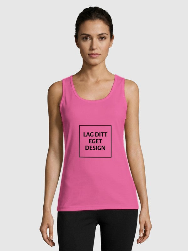 Custom Women's Breathable Athletic Tank Top | Performance Singlet