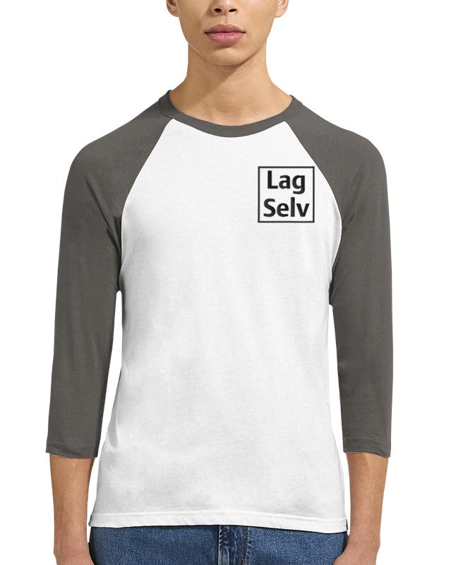 Create Your Own Unisex Raglan 3/4 Sleeve T-Shirt | With Custom Embroidery