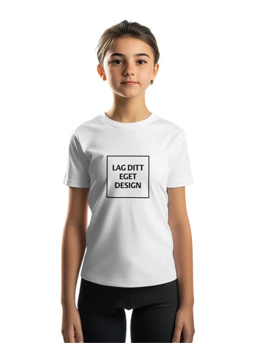 Custom Kids Performance Athletic Crewneck T-Shirt