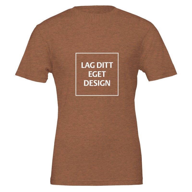 Premium Unisex Crewneck T-Shirt | Design Your Own with Custom Print