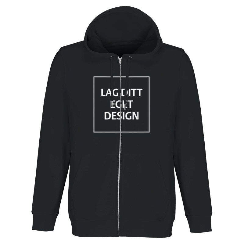 Organic Hoodie with Custom Print | Unisex Zip Hoodie