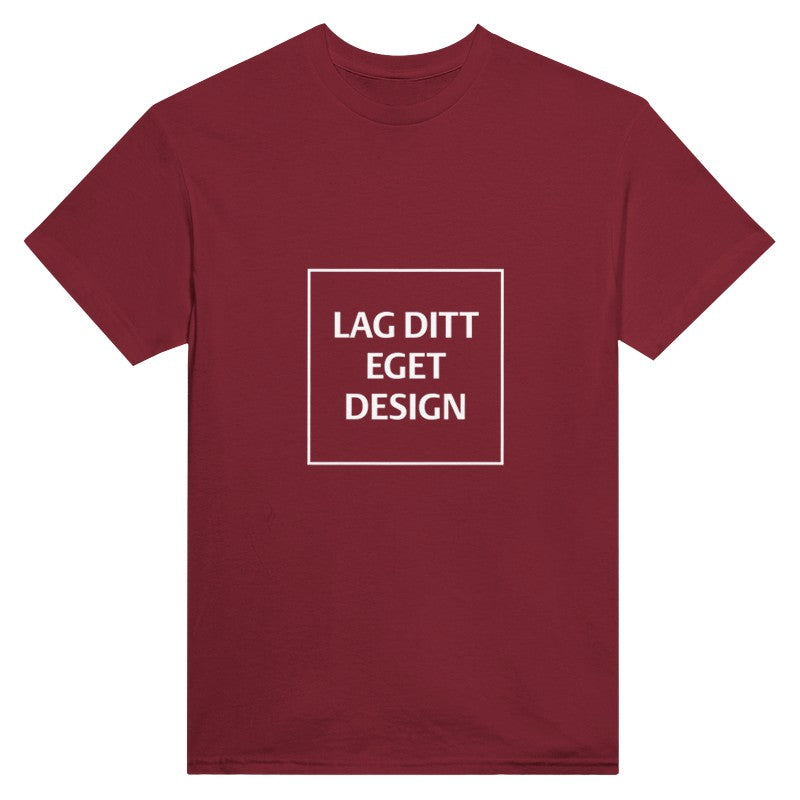 Custom Heavyweight Unisex Crewneck T-Shirt | Design Your Own Print