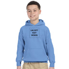 Klassisk pullover hoodie til barn | Gildan 18500B