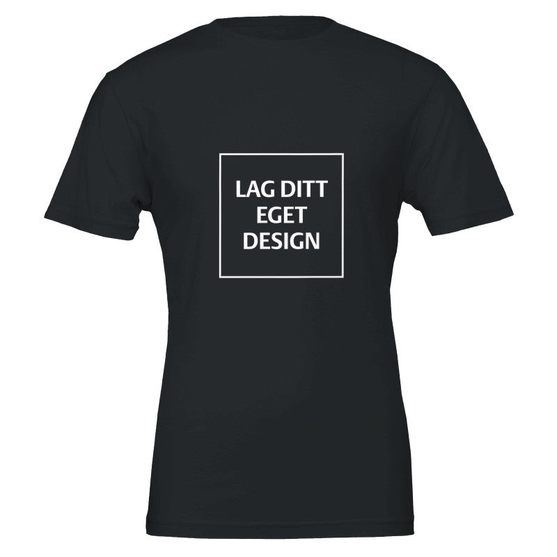 Premium Unisex Crewneck T-Shirt | Design Your Own with Custom Print