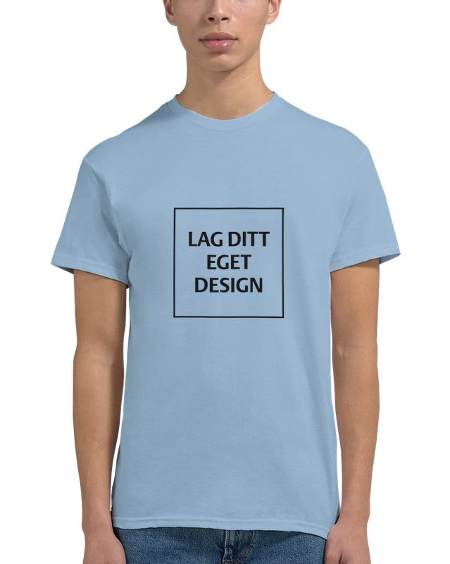 Custom Heavyweight Unisex Crewneck T-Shirt | Design Your Own Print