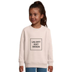 Custom Kids Crewneck Sweatshirt | Recycled Fleece Sweater