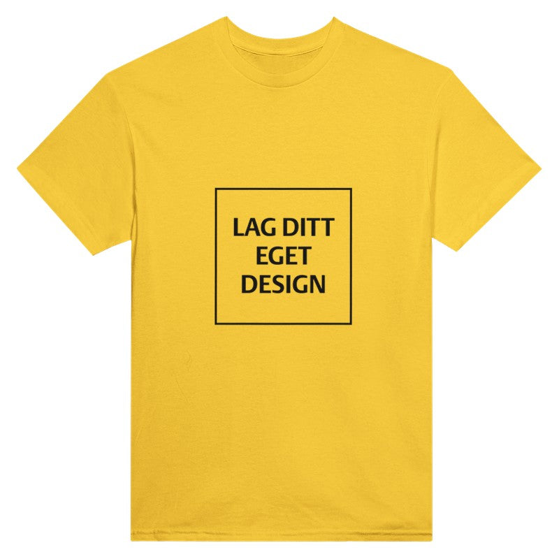 Custom Heavyweight Unisex Crewneck T-Shirt | Design Your Own Print