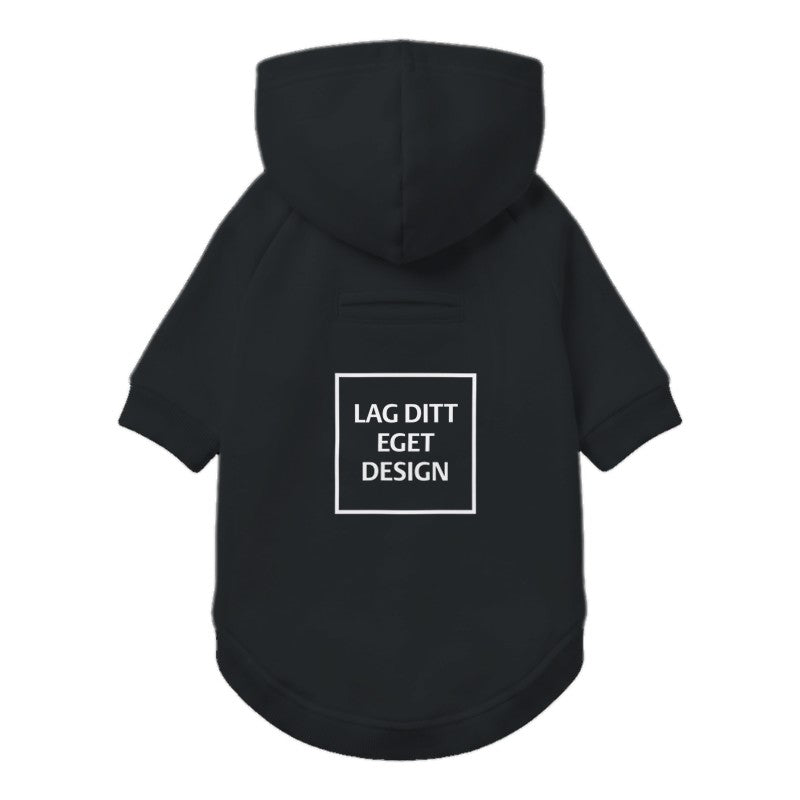 Custom Dog Hoodie with Print | Warm Fleece Sweatshirt for Dogs