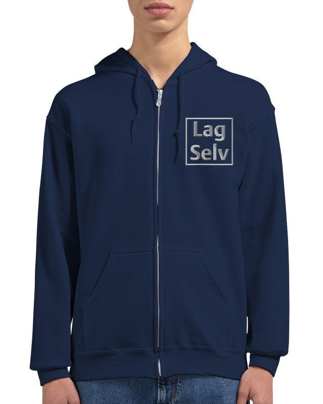 Design Your Own Embroidered Zip Hoodie - Classic Unisex