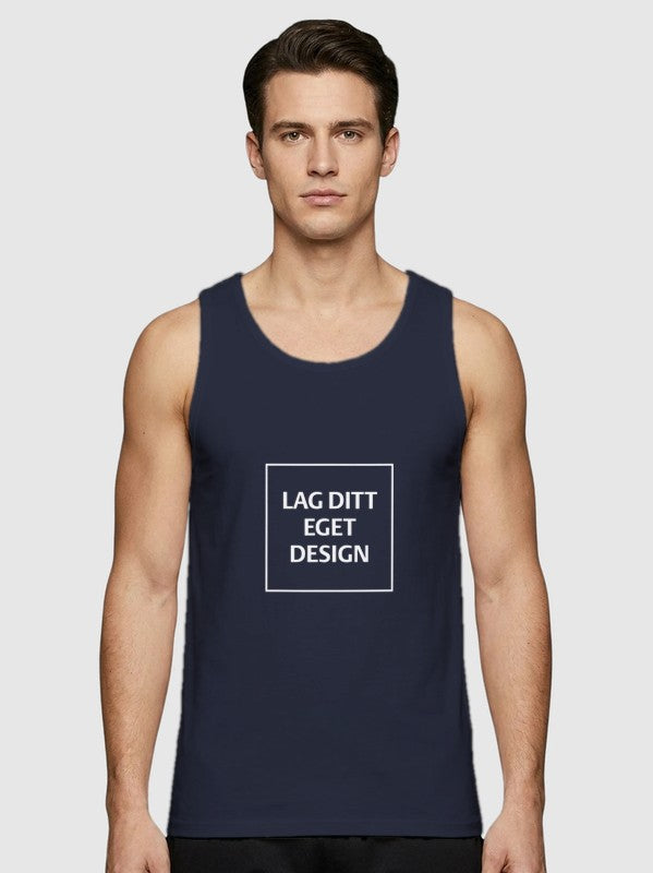 Custom Men's Sporty Tank Top | Quick-Drying Performance Polyester