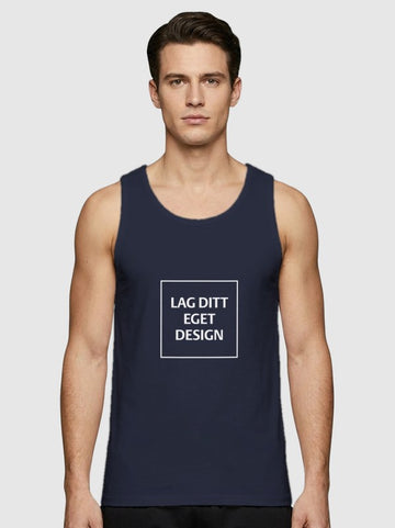 Custom Men's Sporty Tank Top | Quick-Drying Performance Polyester