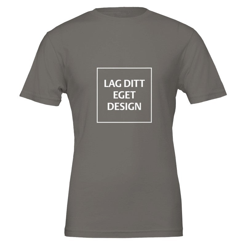 Premium Unisex Crewneck T-Shirt | Design Your Own with Custom Print