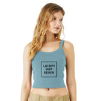 Custom Women's Micro Ribbed Scoop Neck Tank Top | Fitted Top