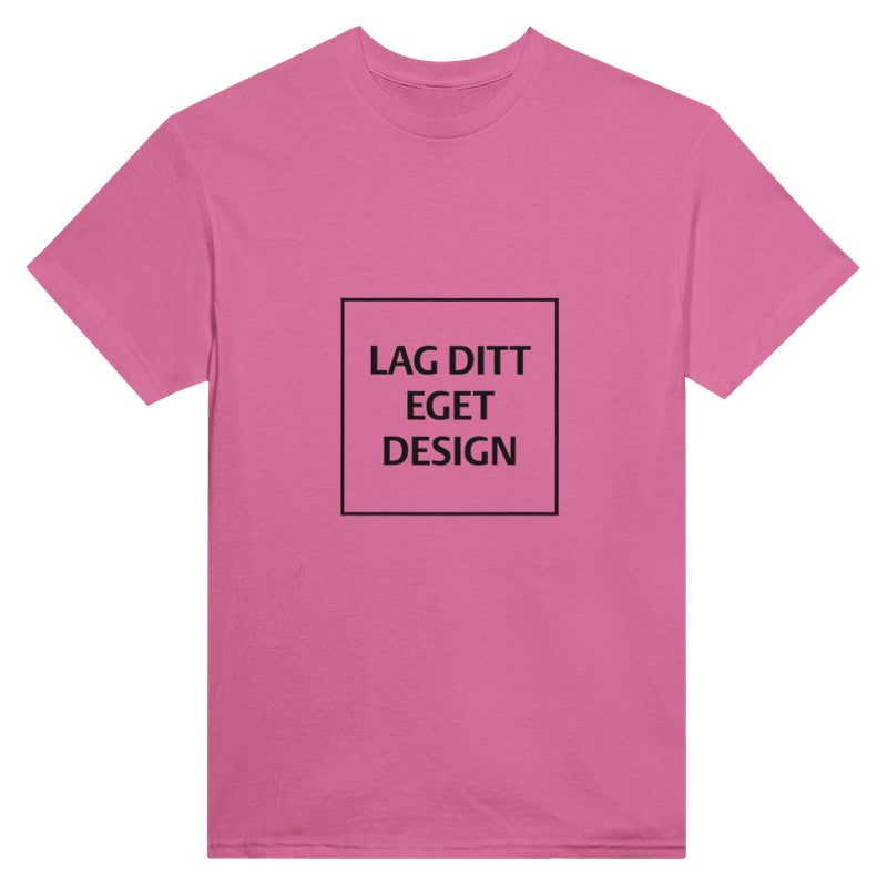 Custom Heavyweight Unisex Crewneck T-Shirt | Design Your Own Print