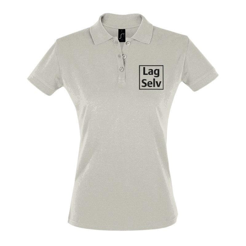 Design your own custom embroidered women's fitted polo shirt