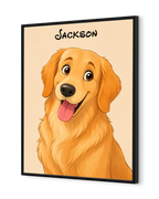Custom Pet Portrait Poster - Magical Disney & Animated Cartoon Style