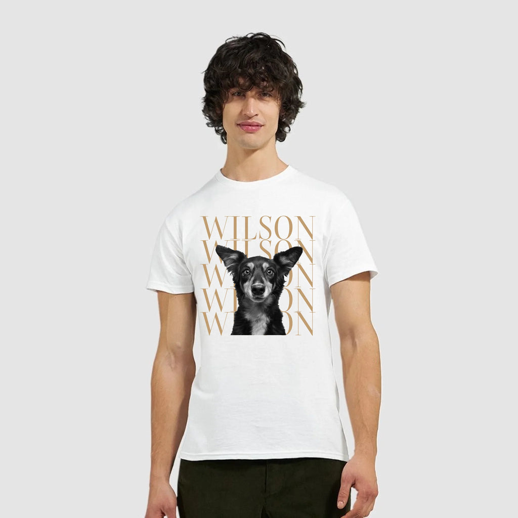 Personalized T-shirt Bootleg - Pet Photo & Name