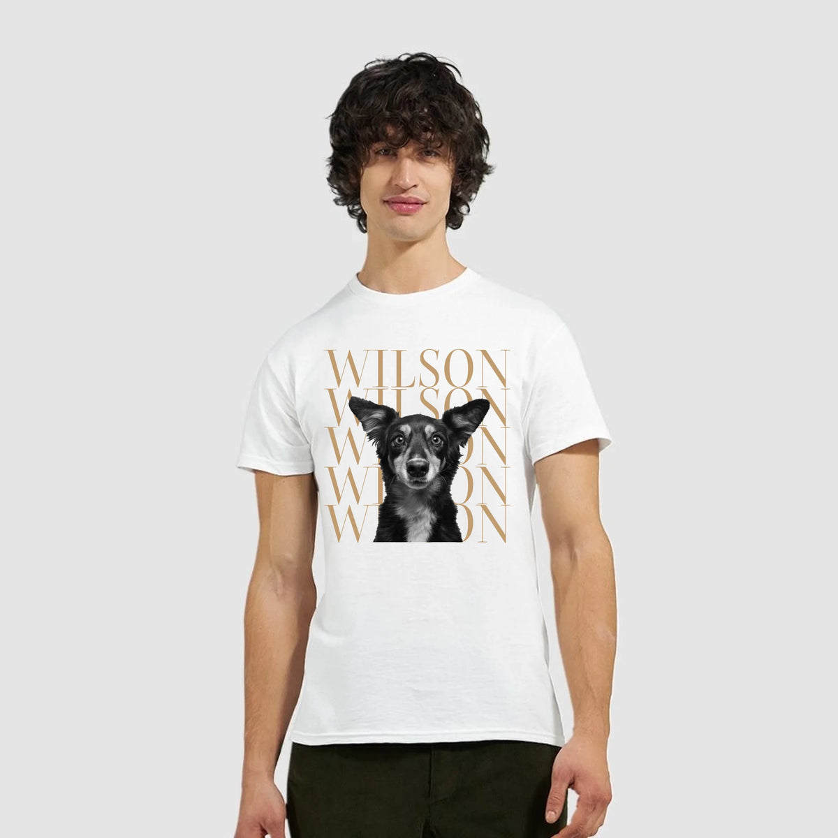 Personalized T-shirt Bootleg - Pet Photo & Name