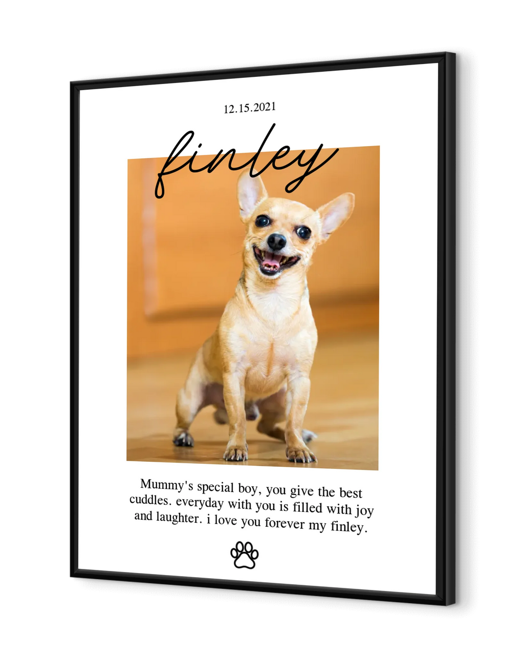 Personalized Poster - Custom Pet Portrait