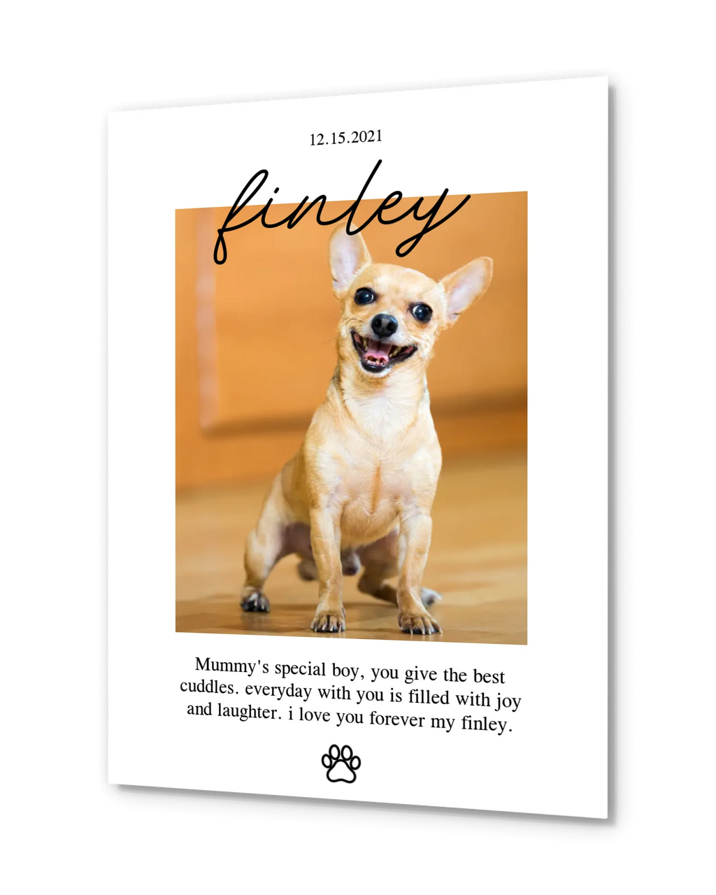Personalized Poster - Custom Pet Portrait