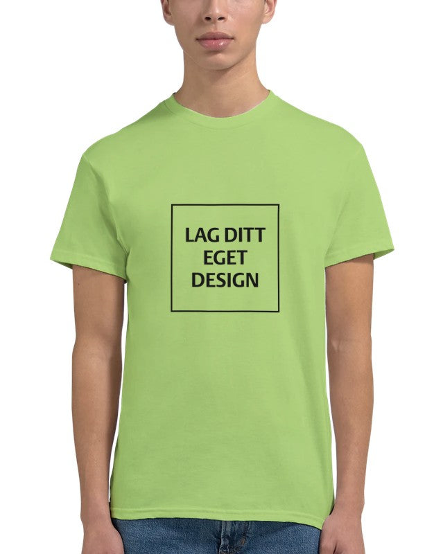 Custom Heavyweight Unisex Crewneck T-Shirt | Design Your Own Print