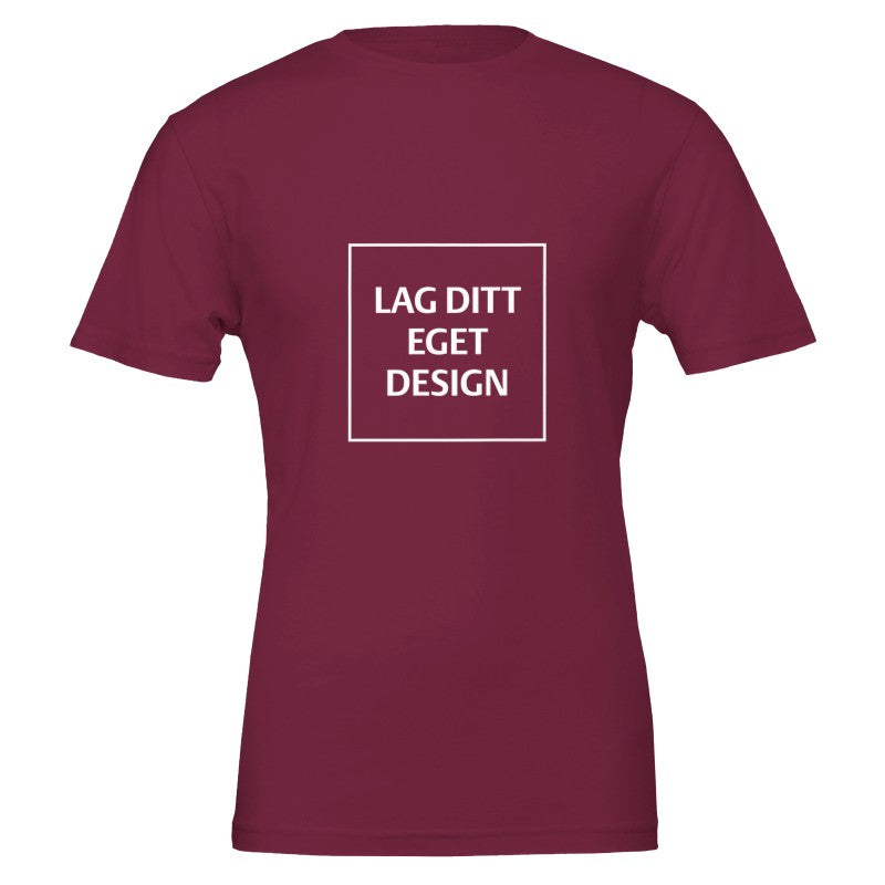 Premium Unisex Crewneck T-Shirt | Design Your Own with Custom Print