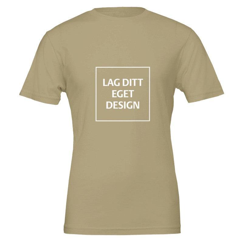 Premium Unisex Crewneck T-Shirt | Design Your Own with Custom Print