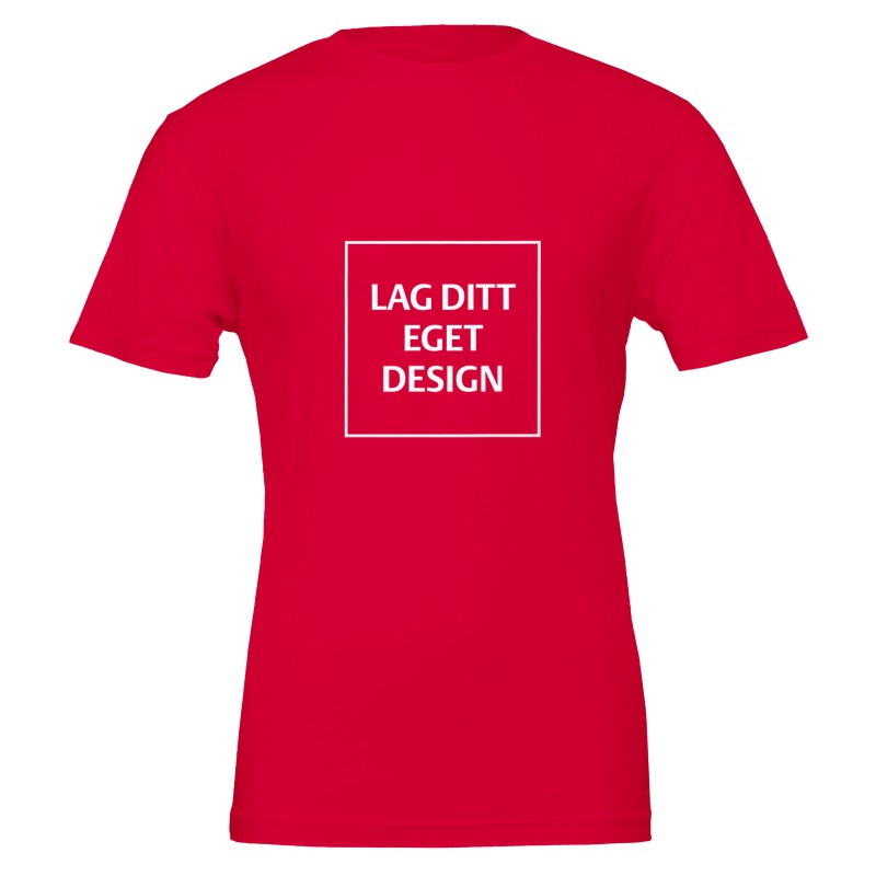 Premium Unisex Crewneck T-Shirt | Design Your Own with Custom Print