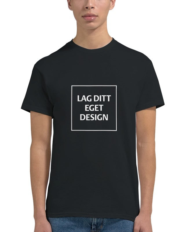 Custom Heavyweight Unisex Crewneck T-Shirt | Design Your Own Print