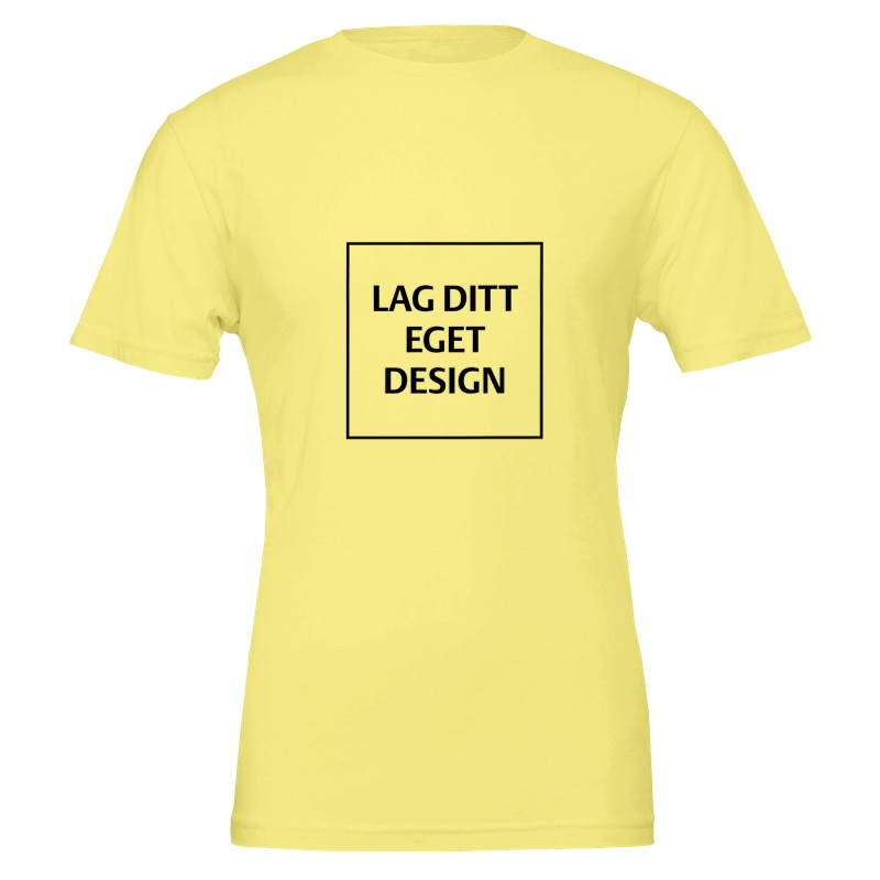 Premium Unisex Crewneck T-Shirt | Design Your Own with Custom Print