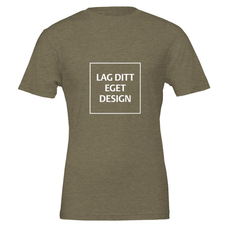 Premium Unisex Crewneck T-Shirt | Design Your Own with Custom Print