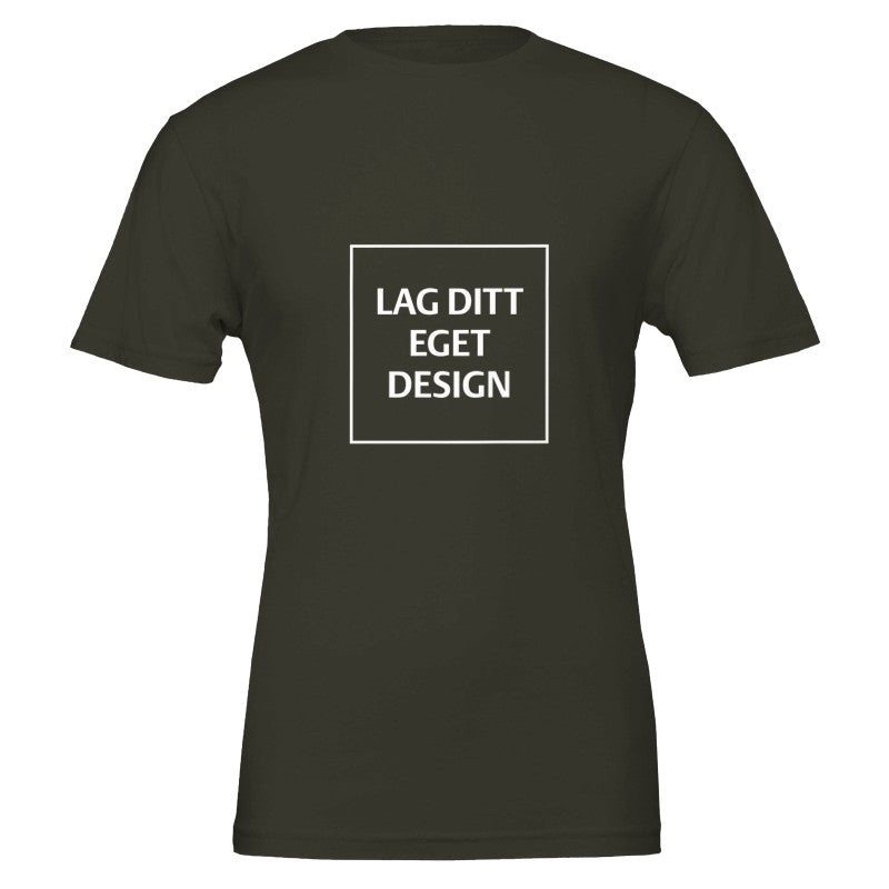 Premium Unisex Crewneck T-Shirt | Design Your Own with Custom Print