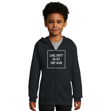 Custom Kids Full-Zip Hoodie | Soft Fleece Jacket with Pockets