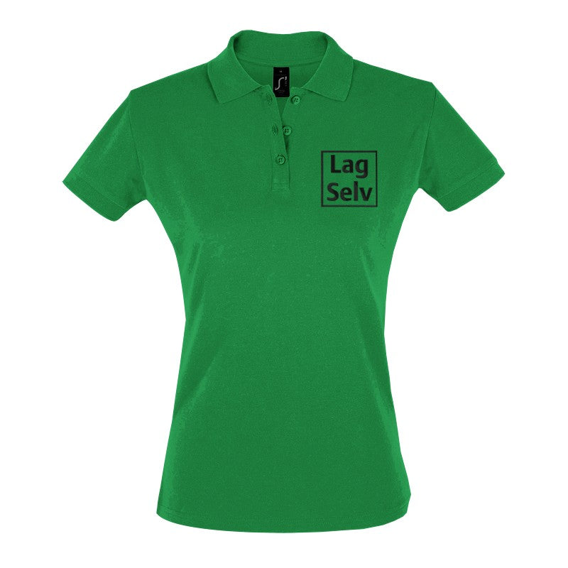 Design your own custom embroidered women's fitted polo shirt