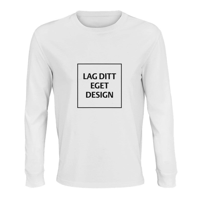 Design Your Own Organic Long Sleeve T-Shirt | Custom Print