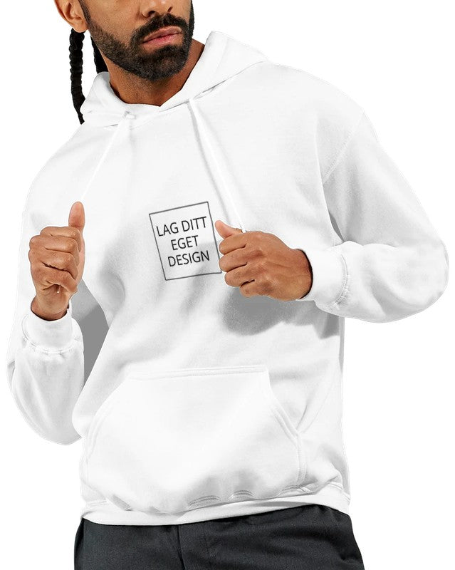Design Your Own Personal Hoodie with Custom Print | Unisex Pullover Hoodie