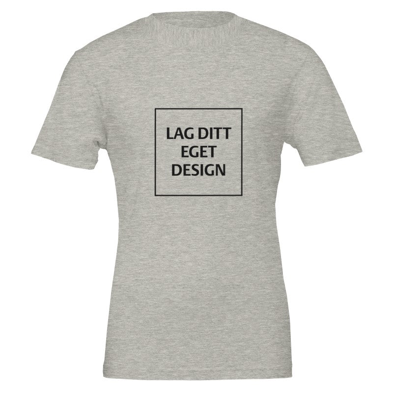 Premium Unisex Crewneck T-Shirt | Design Your Own with Custom Print
