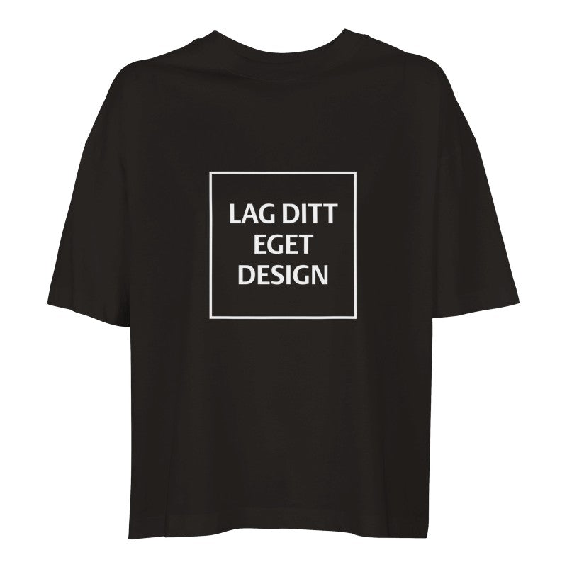 Organic Oversized Women's T-shirt | Create Your Own Custom Printed Tee