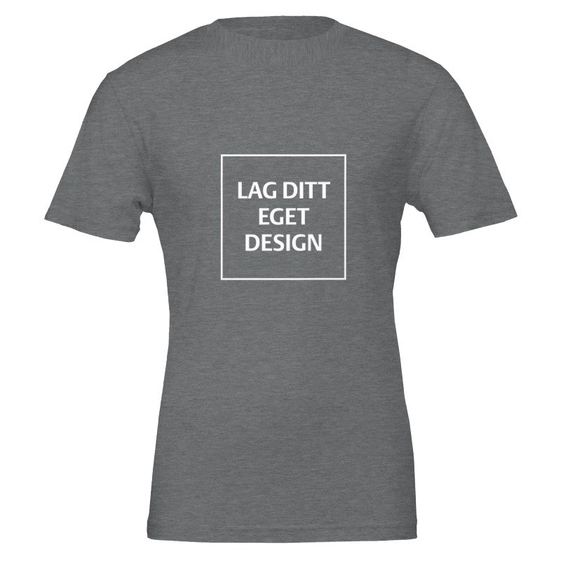Premium Unisex Crewneck T-Shirt | Design Your Own with Custom Print