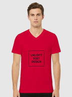 Design Your Own Unisex V-Neck T-Shirt | Custom Print