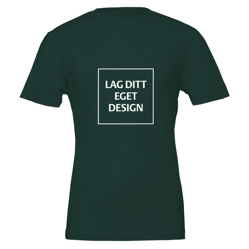 Premium Unisex Crewneck T-Shirt | Design Your Own with Custom Print