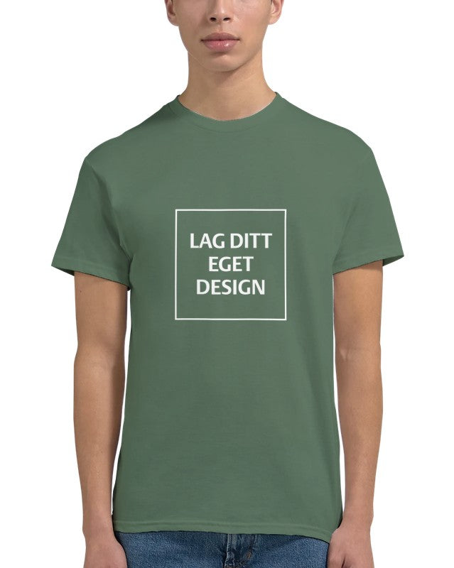 Custom Heavyweight Unisex Crewneck T-Shirt | Design Your Own Print
