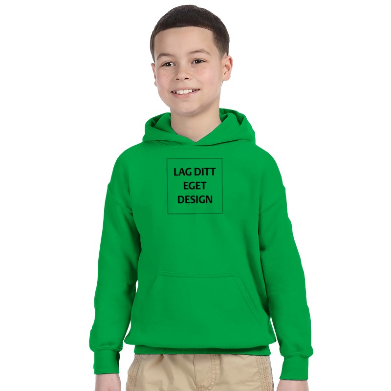 Klassisk pullover hoodie til barn | Gildan 18500B