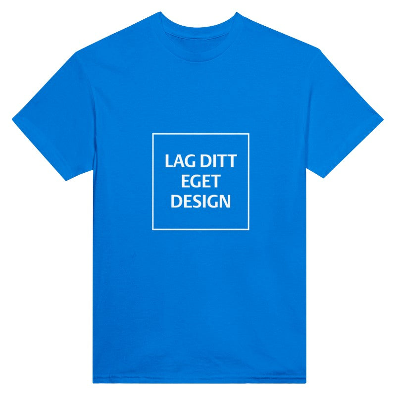 Custom Heavyweight Unisex Crewneck T-Shirt | Design Your Own Print
