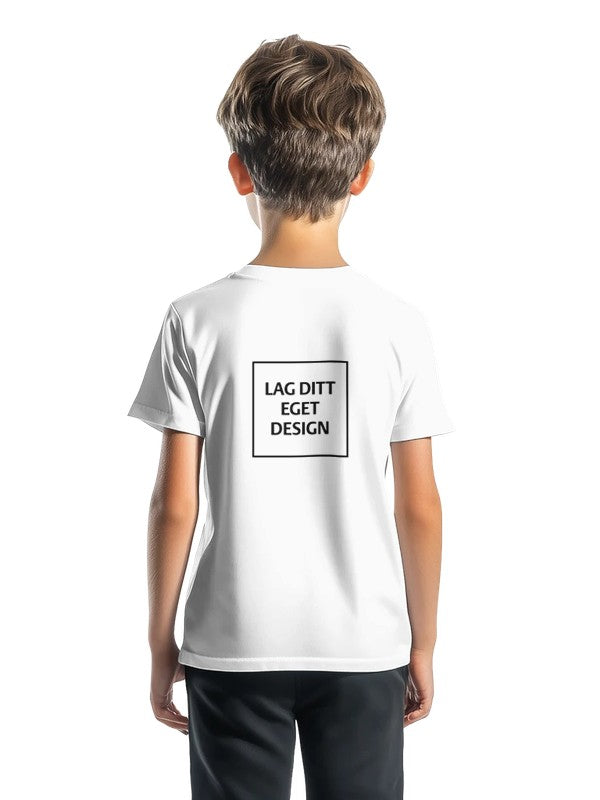 Custom Kids Performance Athletic Crewneck T-Shirt