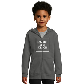 Custom Kids Full-Zip Hoodie | Soft Fleece Jacket with Pockets