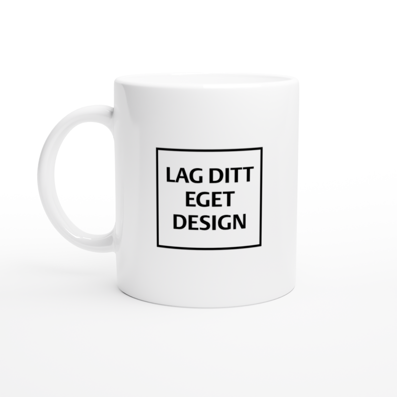 Custom 11oz White Ceramic Coffee Mug | Europe